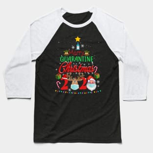 Merry Quarantine Christmas 2020 Pajamas Family Matching Xmas Baseball T-Shirt